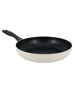 Oster Clairborne 12 Inch Round Nonstick Aluminum Frying Pan in Linen