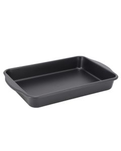 Oster Teston Platinum Collection 13x9 Inch Nonstick Carbon Steel Baking Pan in Matte Black